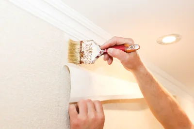 Pose de papier peint à Saint-Outrille — revêtements muraux et toiles de verre